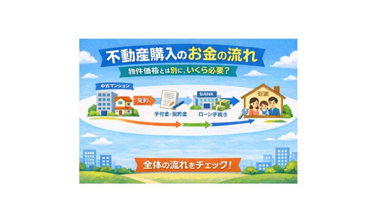 不動産購入のお金の流れまとめ ｜物件価格とは別にいくら必要？