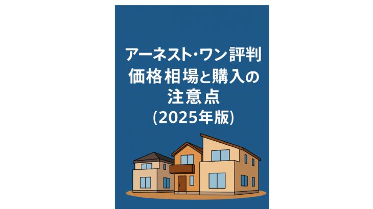 アーネスト・ワンの魅力と購入メリット｜足立区でマイホームを叶える方法