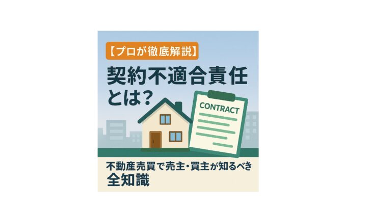 【プロが徹底解説】契約不適合責任とは？不動産売買で売主・買主が知るべき全知識
