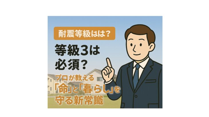 【耐震等級とは？】等級3は必須？プロが教える「命」と「暮らし」を守る新常識