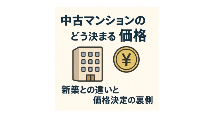 「中古マンションの価格」はどう決まる？新築との違いと価格決定の裏側