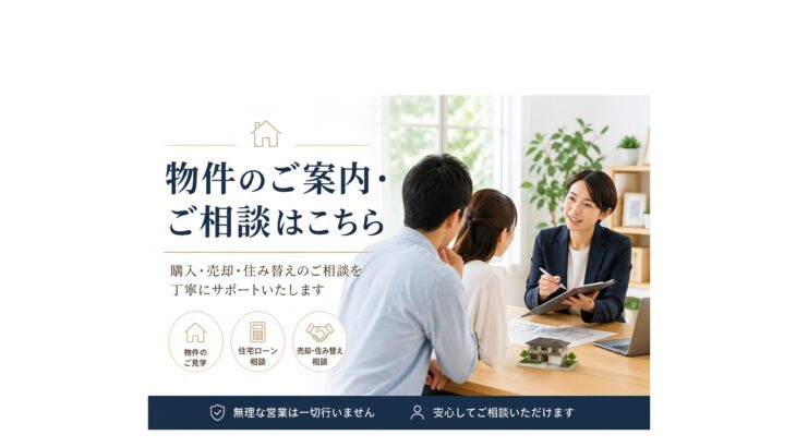 物件の見学や購入・売却・住み替え相談の問い合わせページ